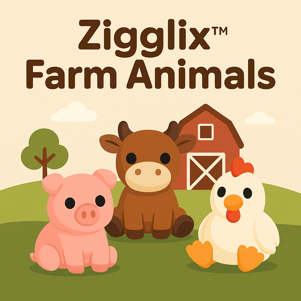🐮Zigglix Barnyard Bash Box (random)